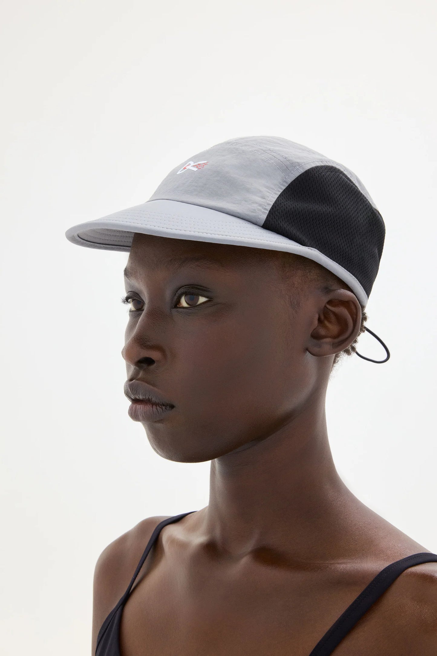 District Vision - Nylon Paneled Mesh Hat - grey - casquette running unisexe
