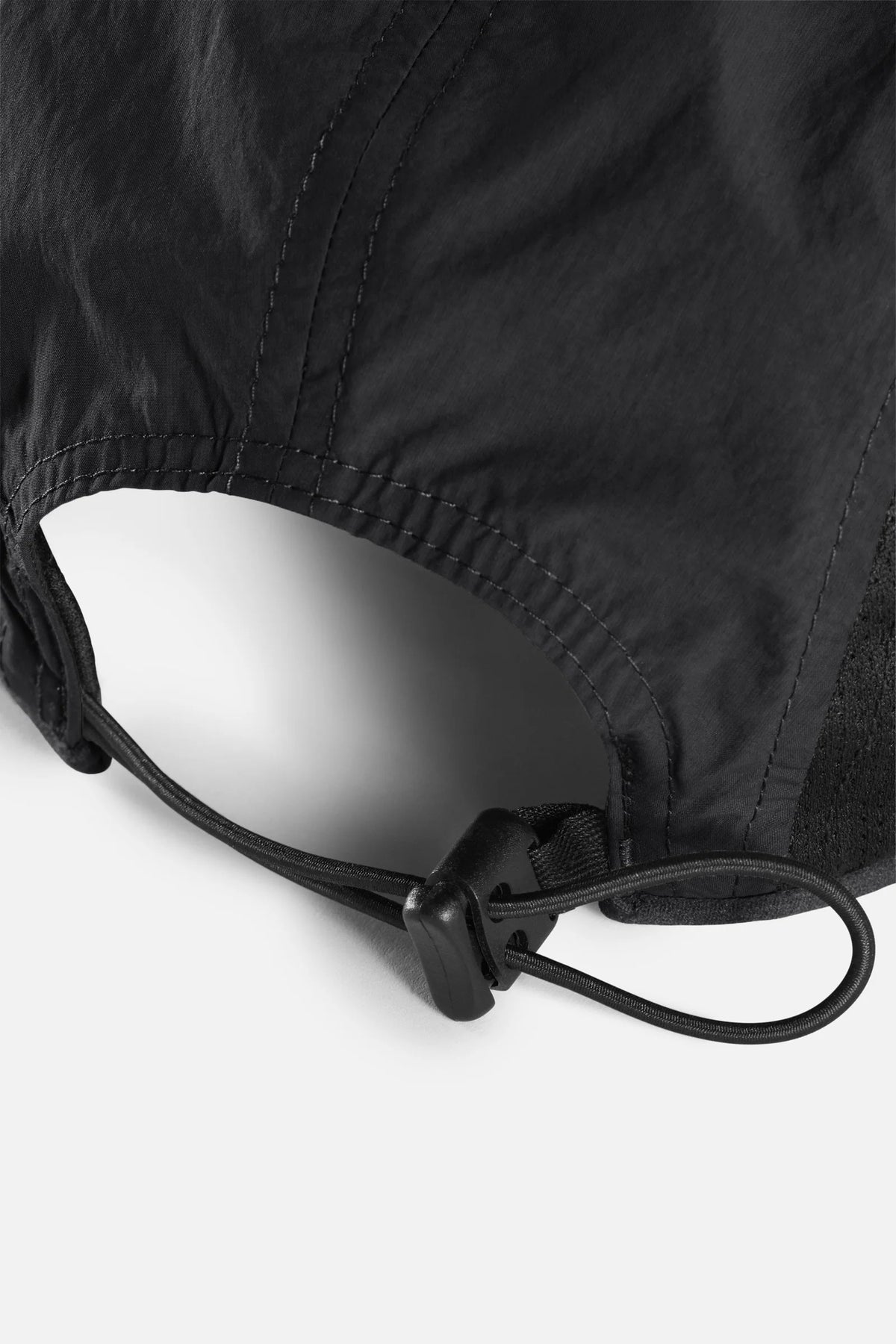 District Vision - Nylon Paneled Mesh Hat - black - casquette running unisexe