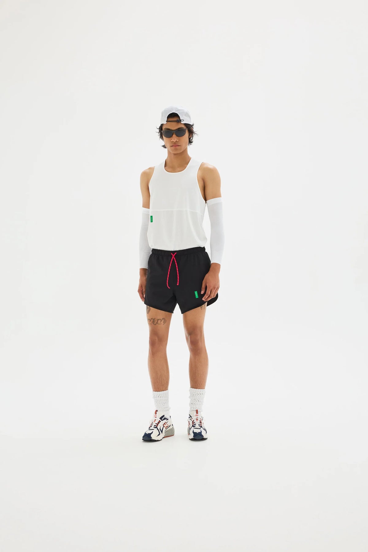 District Vision - 5" Training Short - black - Short Running hommes