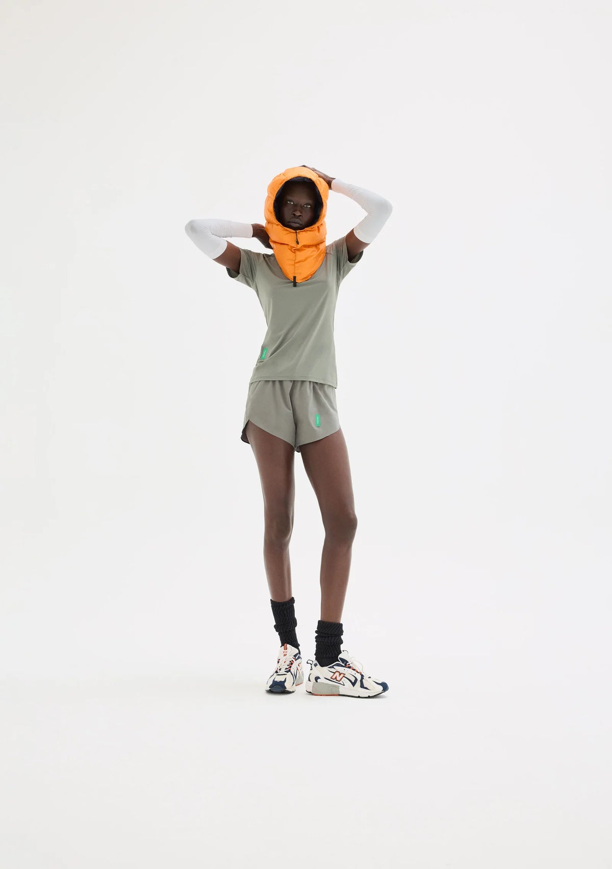 District Vision - 2" Split Shorts - oyster - Short Running femmes