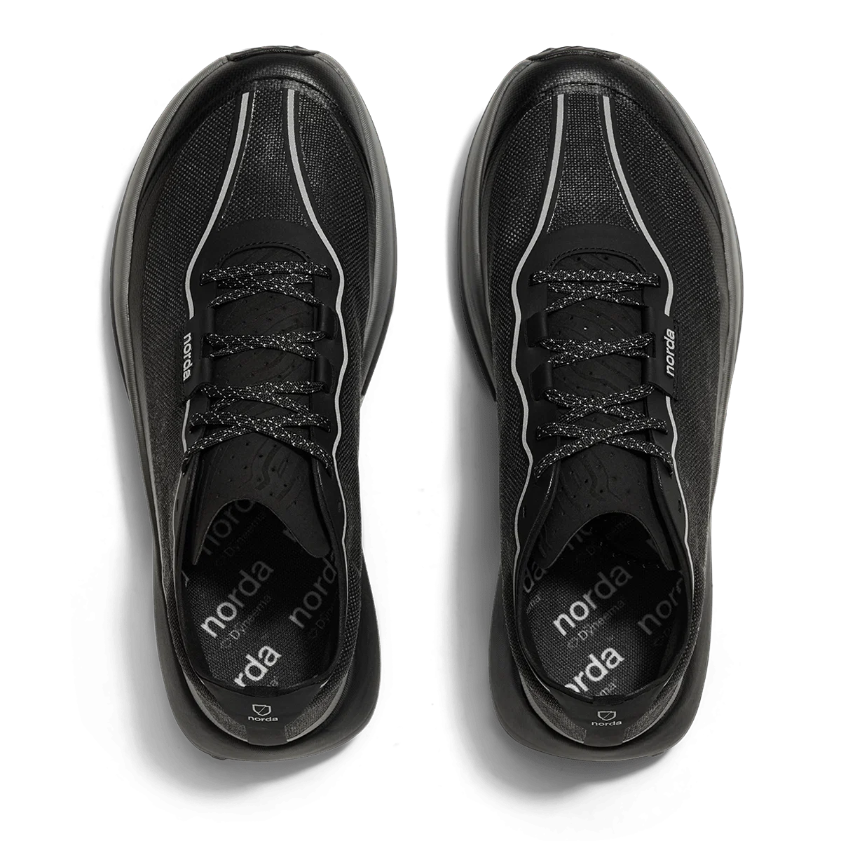 Norda - 005 - stealth black - Chaussures trail running hommes
