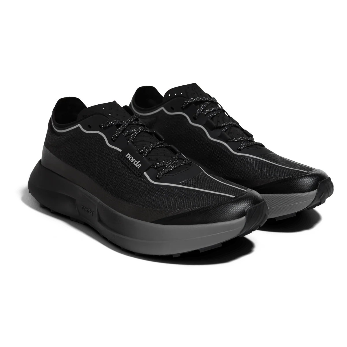 Norda - 005 - stealth black - Chaussures trail running hommes
