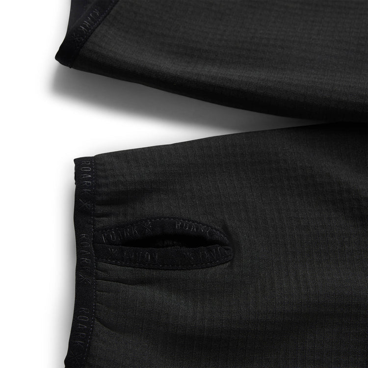 Roark - Grid Lock Fleece - black - polaire running hommes