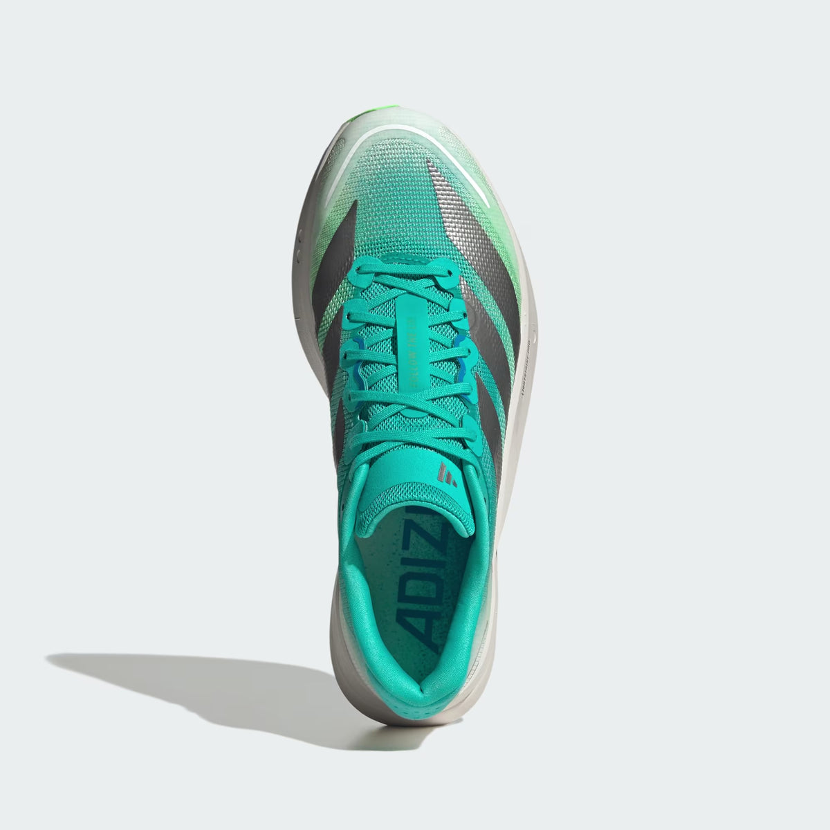 Adidas - Adizero Boston 13 - Hi-Res Aqua / Iron Metallic / Grey One  - Chaussures running hommes