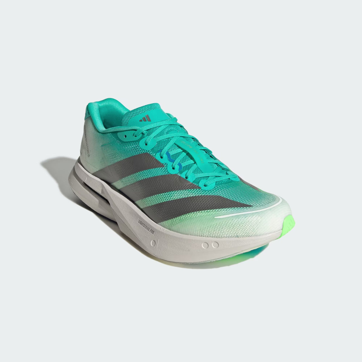 Adidas - Adizero Boston 13 - Hi-Res Aqua / Iron Metallic / Grey One  - Chaussures running hommes