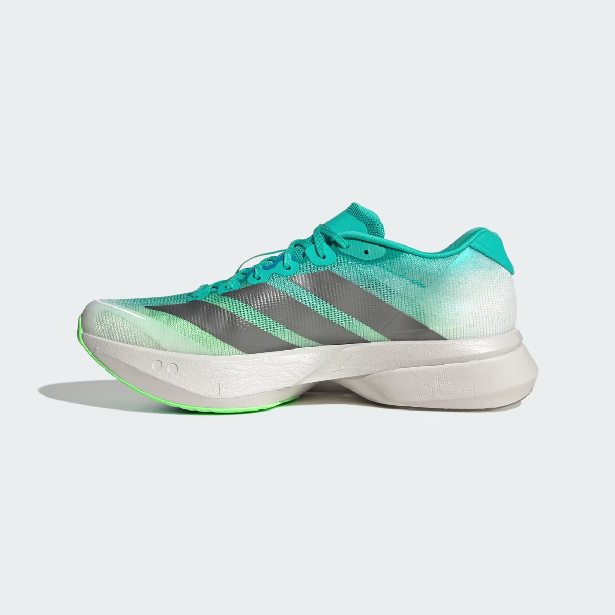 Adidas - Adizero Boston 13 - Hi-Res Aqua / Iron Metallic / Grey One  - Chaussures running hommes