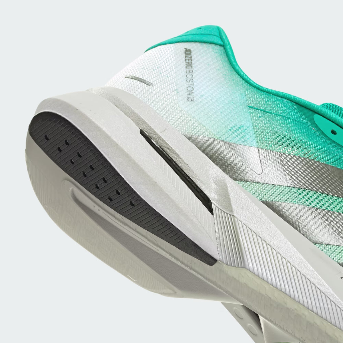 Adidas - Adizero Boston 13 - Hi-Res Aqua / Iron Metallic / Grey One  - Chaussures running hommes