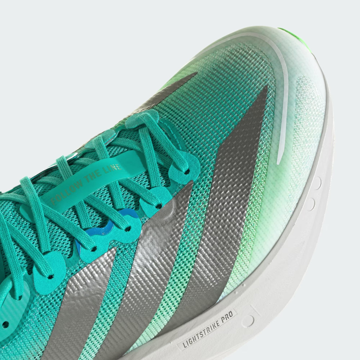 Adidas - Adizero Boston 13 - Hi-Res Aqua / Iron Metallic / Grey One  - Chaussures running hommes