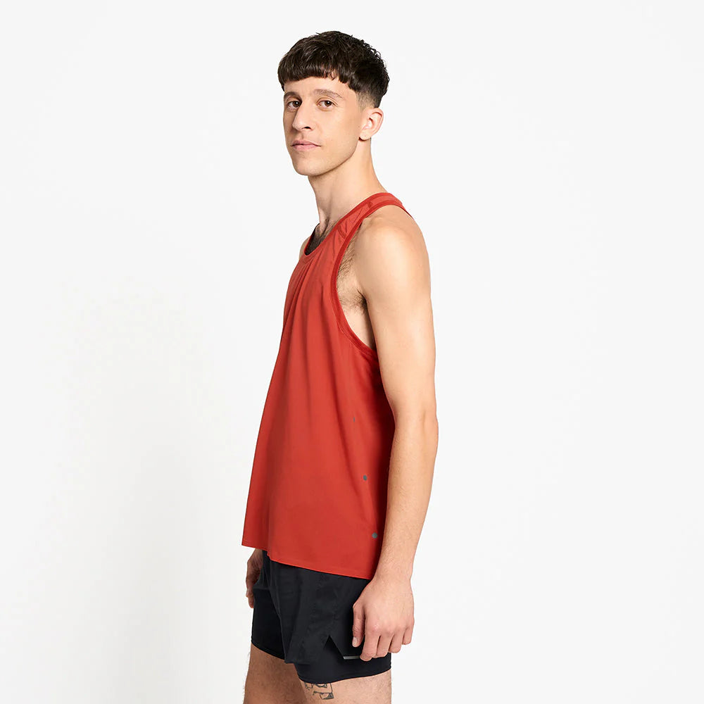 Ciele Athletics - M FSTTsinglet - clay - débardeur running hommes