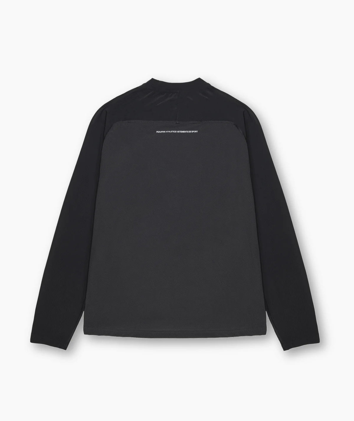 Peaufine Athletics - Rib Tech Longsleeve Tee - anthracite - Teeshirt Running Hommes