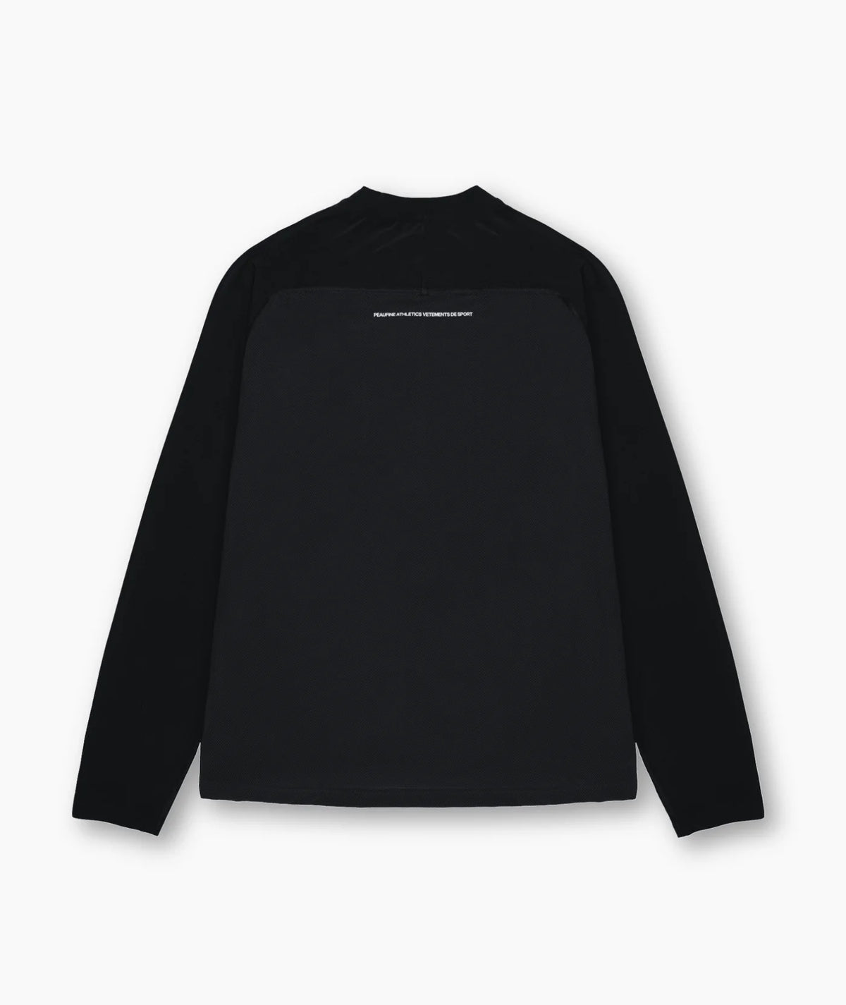 Peaufine Athletics - Rib Tech Longsleeve Tee - black - Teeshirt Running Hommes