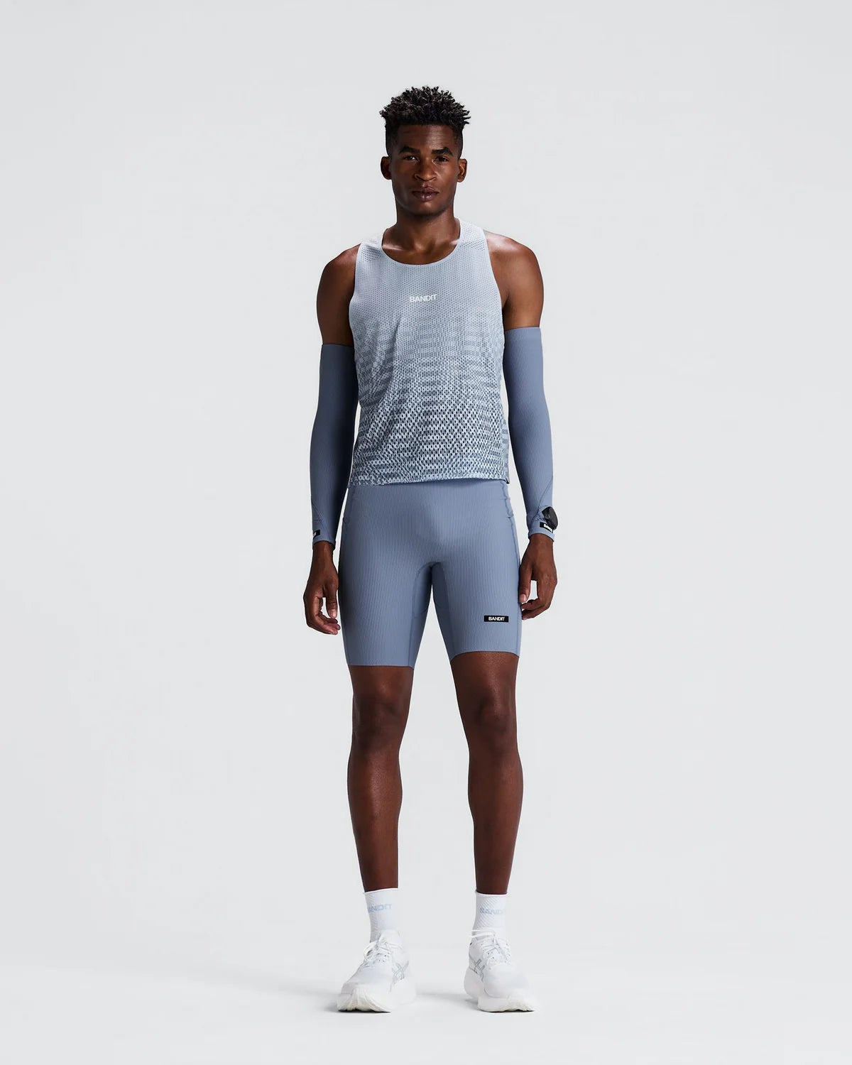 Bandit - Men’s Shredder™ Shorty Race Singlet - Pavilion Blue - Débardeur Running hommes