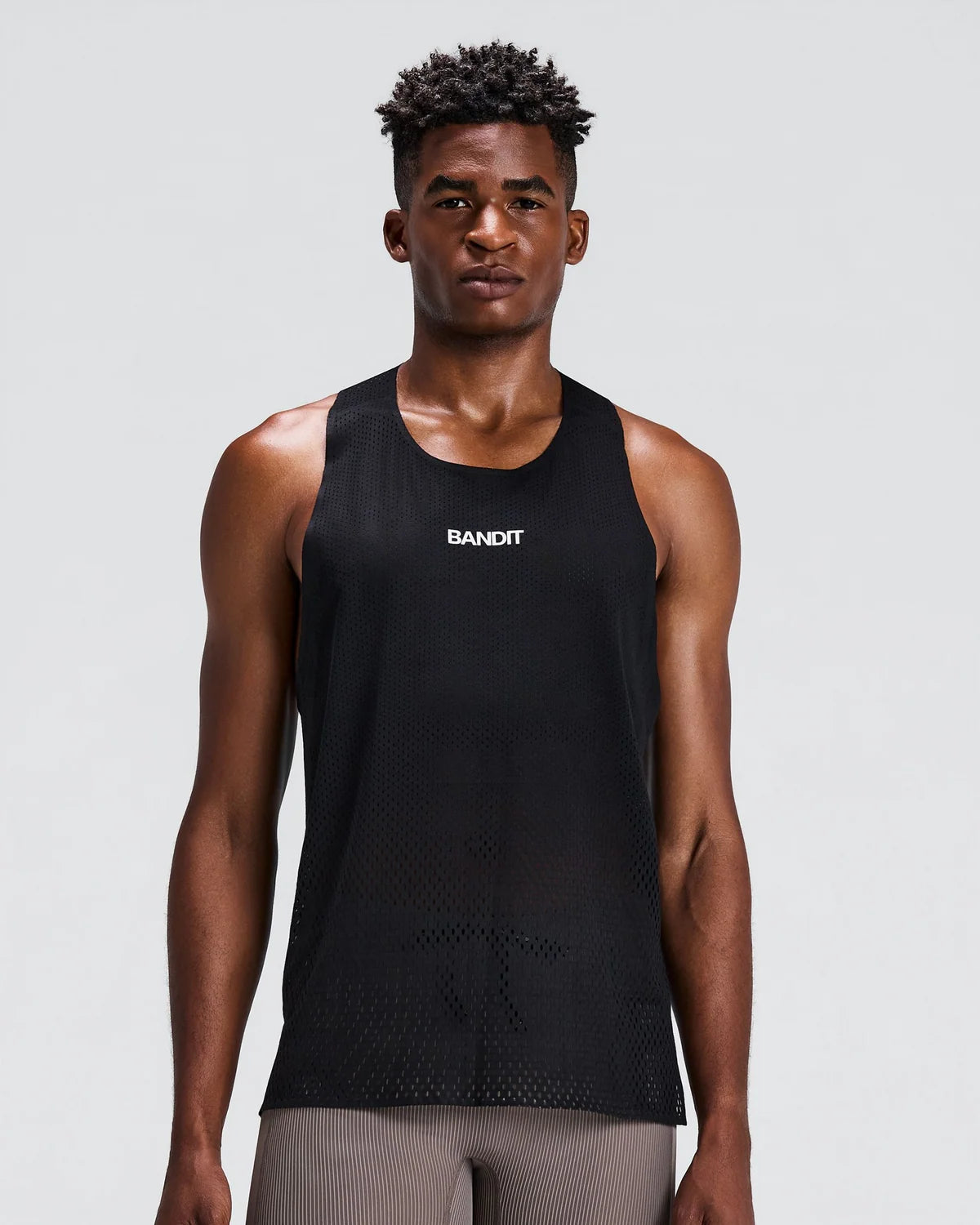 Bandit - Men’s SHREDDER™ Race Singlet - black - Débardeur Running hommes