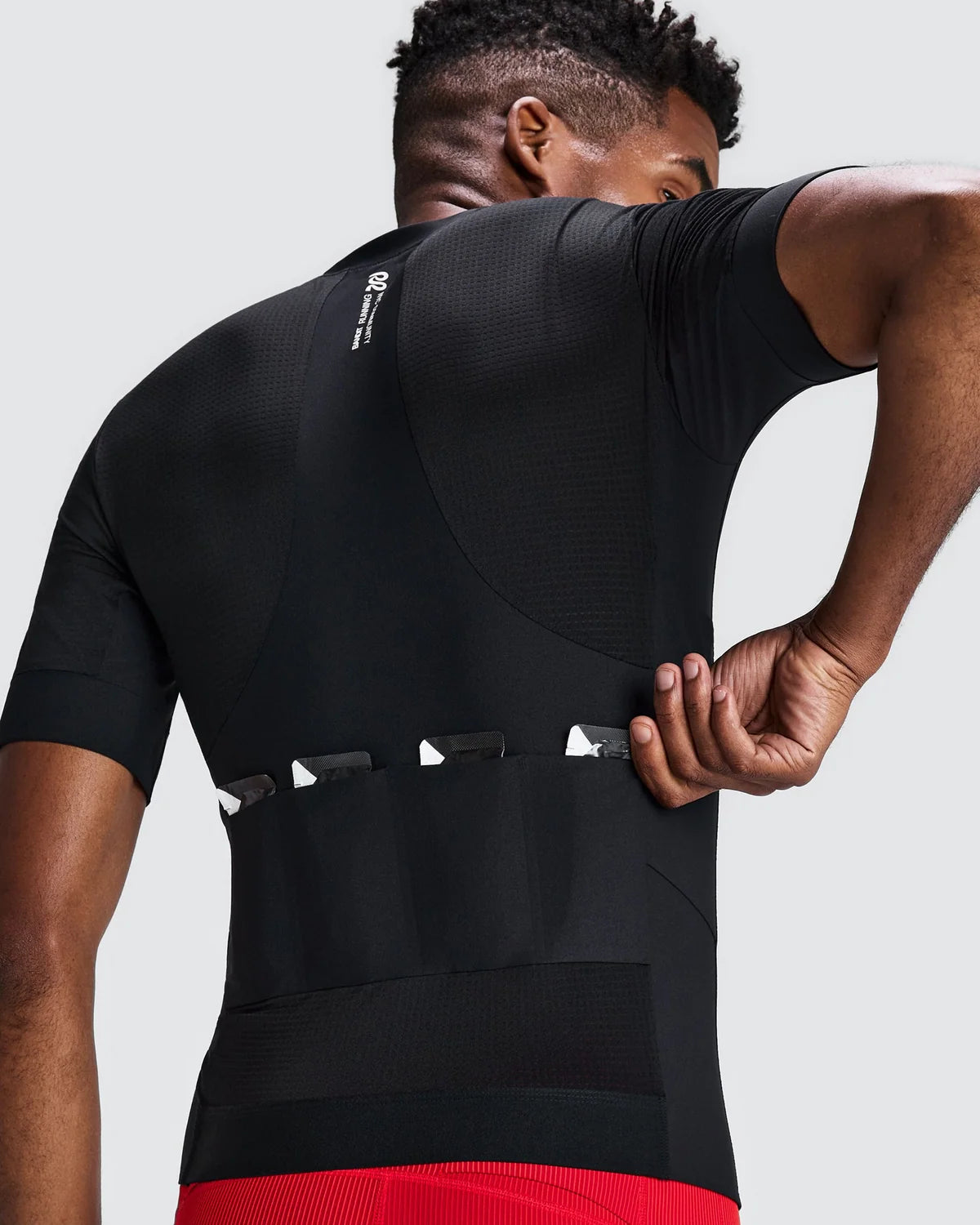 Bandit - Men’s Geomesh™ 2-way Zip Race Top - black - Haut de Running hommes