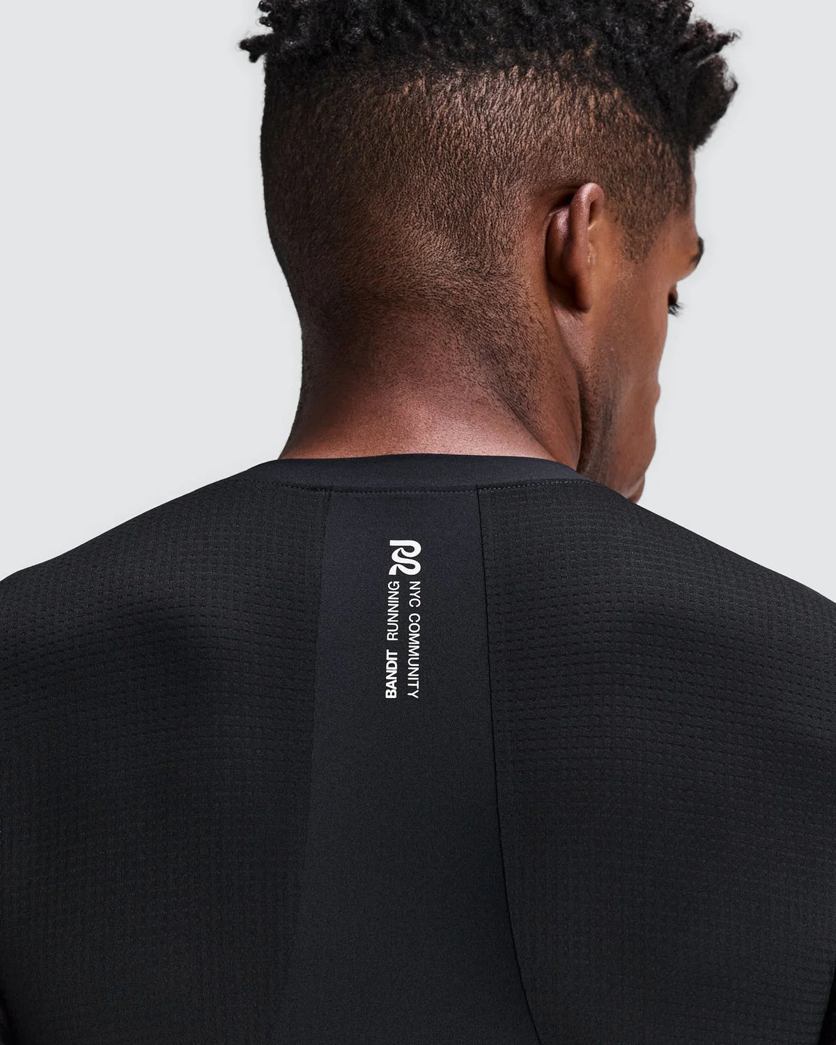 Bandit - Men’s Geomesh™ 2-way Zip Race Top - black - Haut de Running hommes