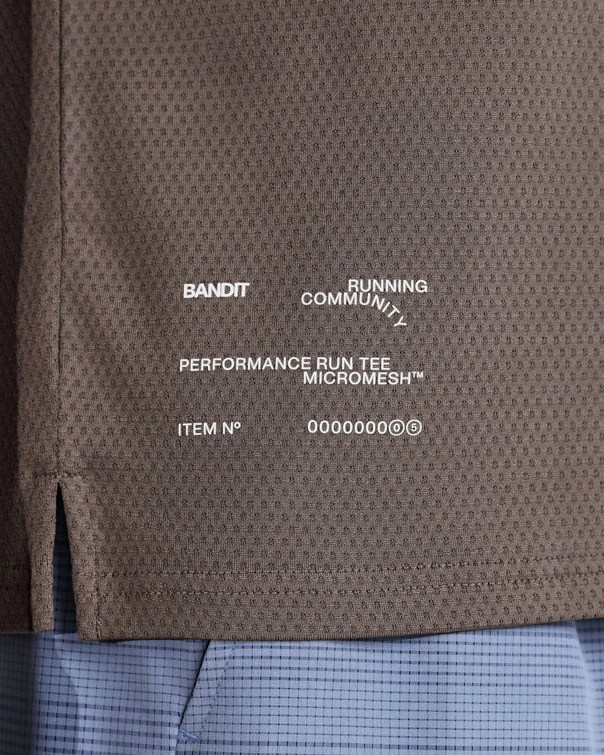 Bandit - Men’s MICROMESH™ Run Tee - cocoa - Teeshirt Running hommes