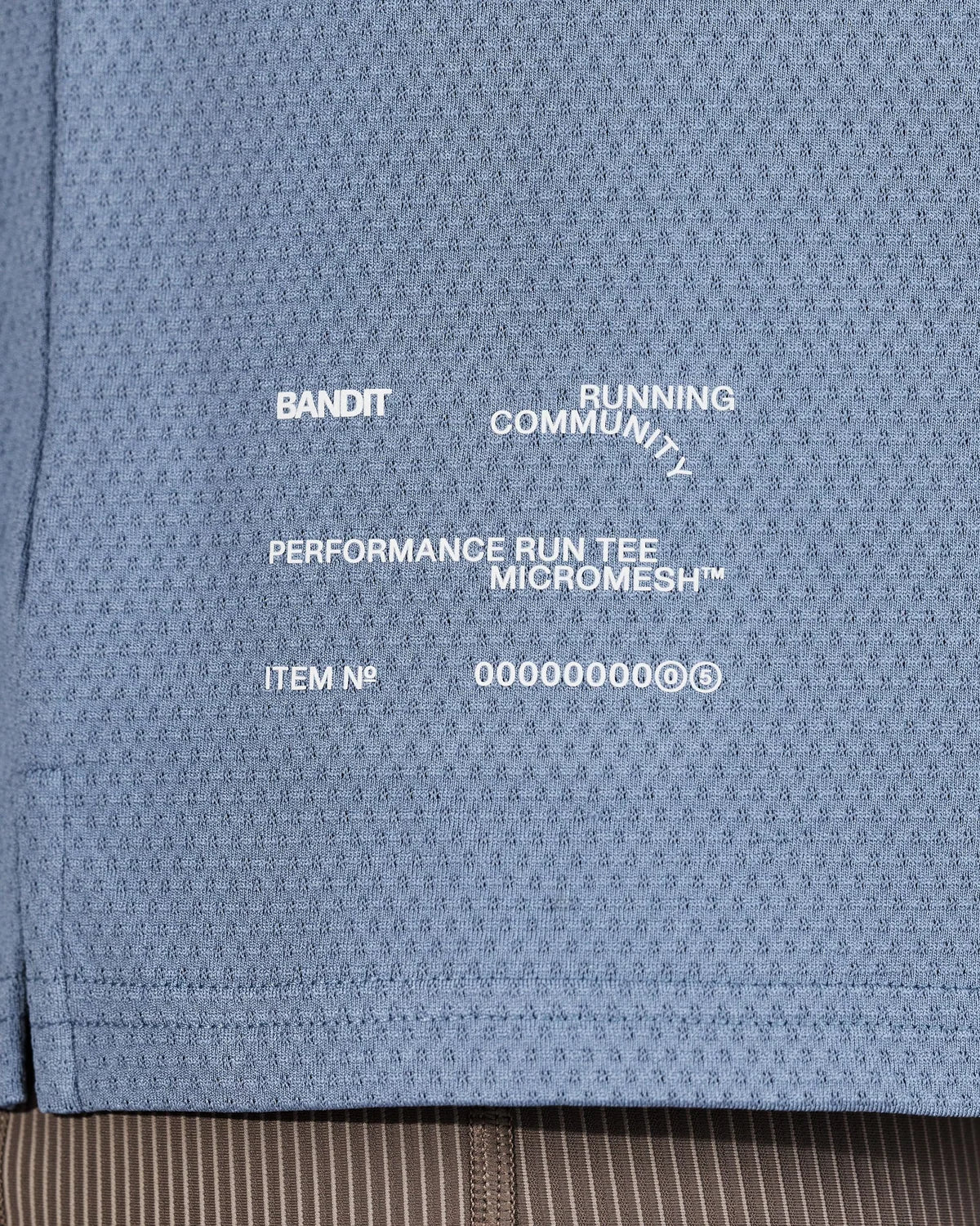 Bandit - Men’s MICROMESH™ Run Tee - steel horizon - Teeshirt Running hommes