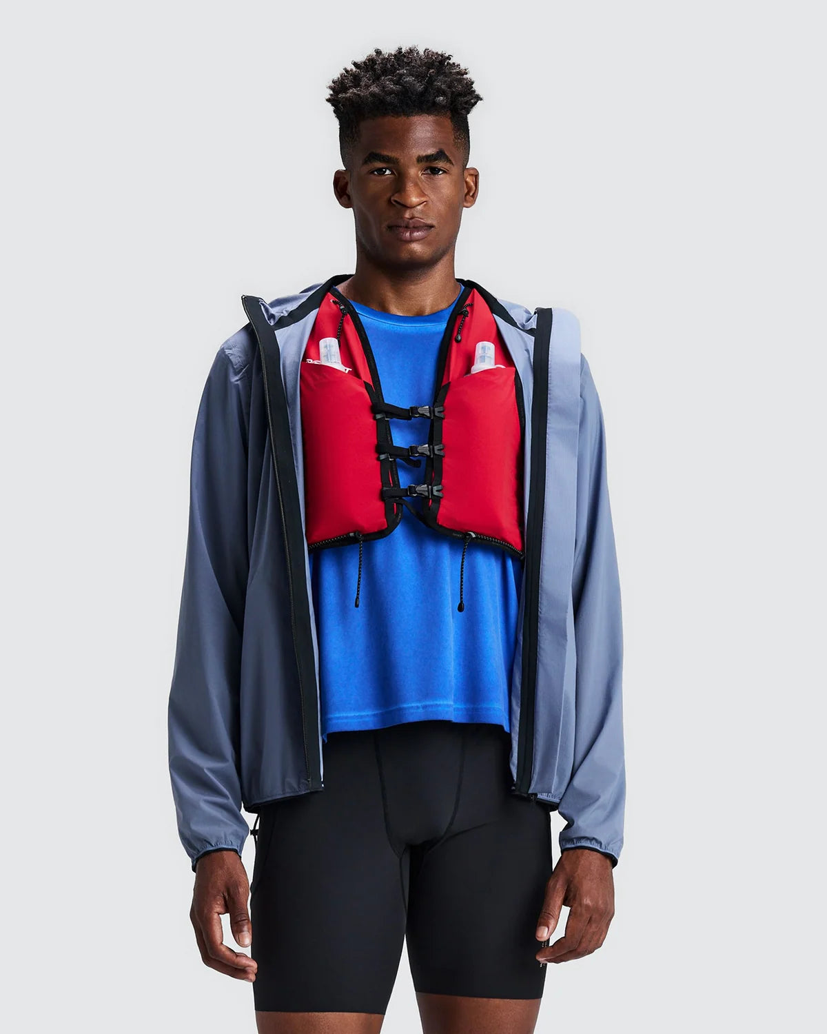Bandit - Men's WindSheer™ Shell + Vest - Pavilion Blue - veste Running hommes