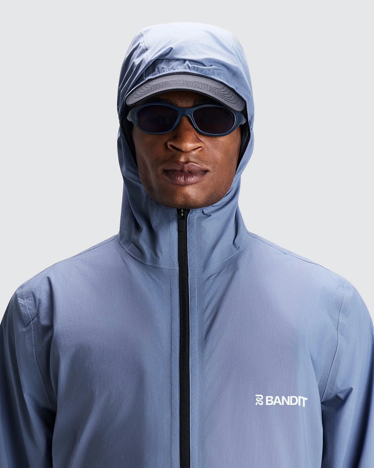 Bandit - Men's WindSheer™ Shell + Vest - Pavilion Blue - veste Running hommes