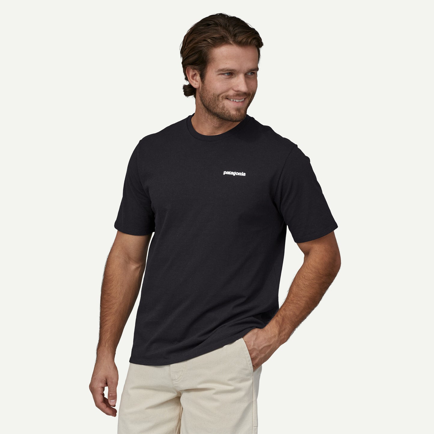 Patagonia - P-6 Logo Responsibili-Tee® - black - Tee-shirt hommes