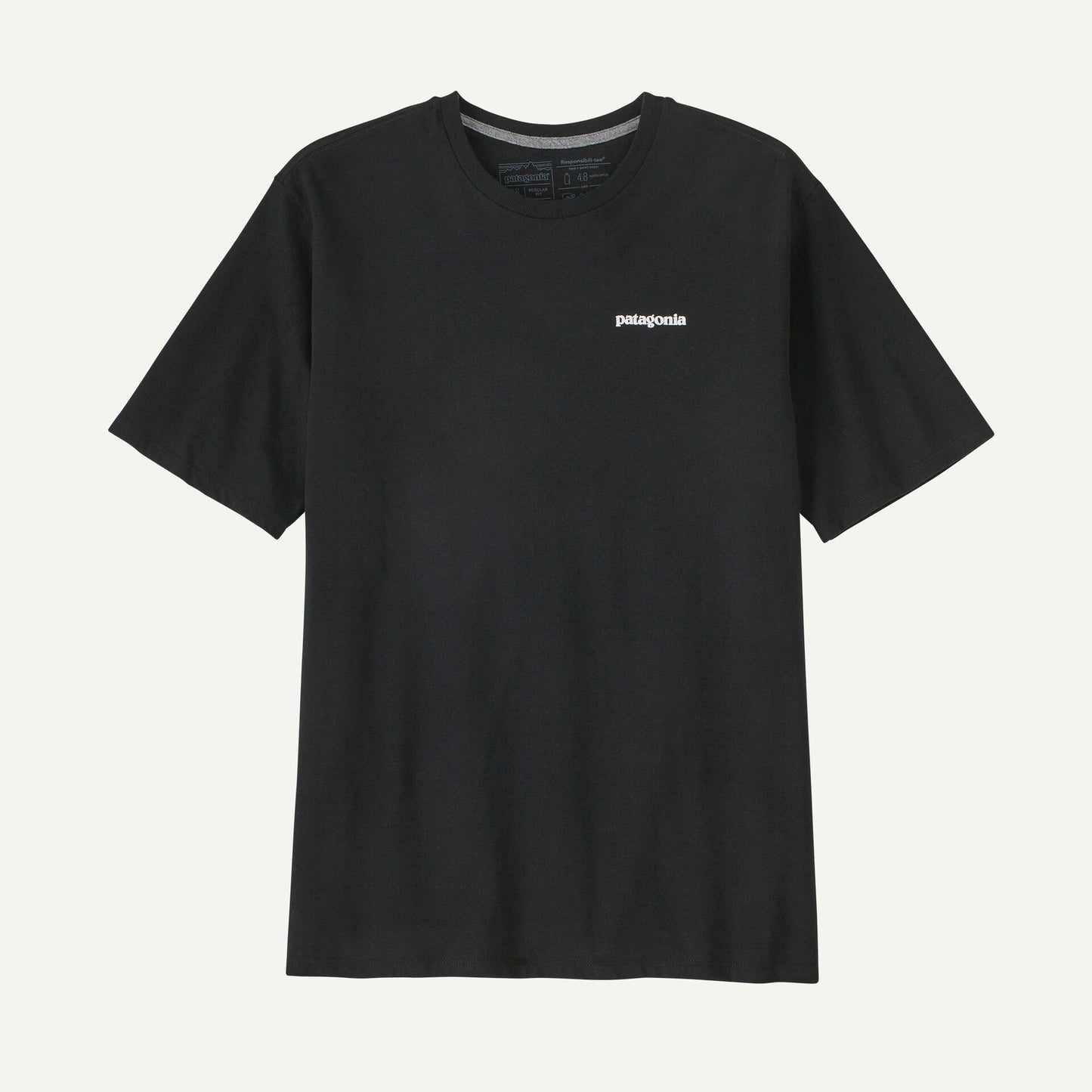 Patagonia - P-6 Logo Responsibili-Tee® - black - Tee-shirt hommes