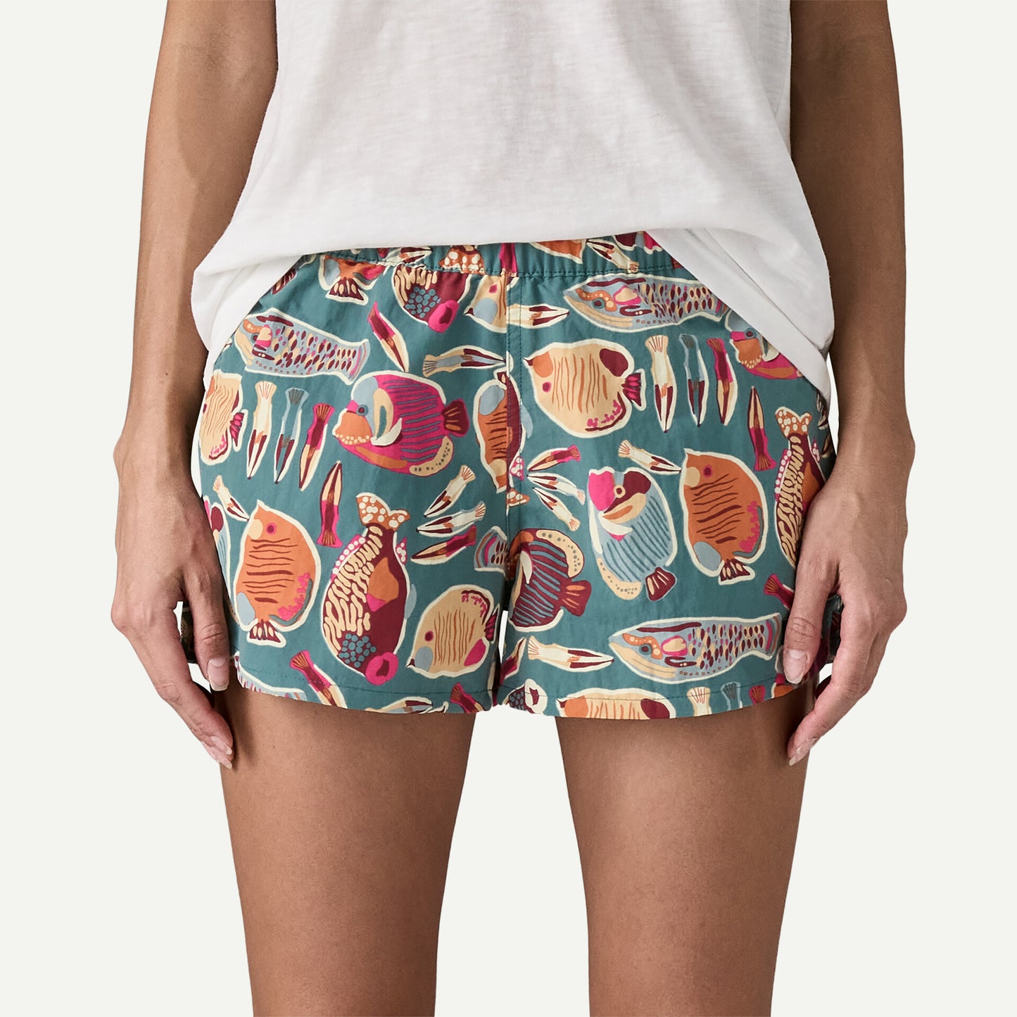 Patagonia - Women's Barely Baggies™ Shorts - 2½" - Wrasse / Wetland Blue - short/maillot de bain femmes