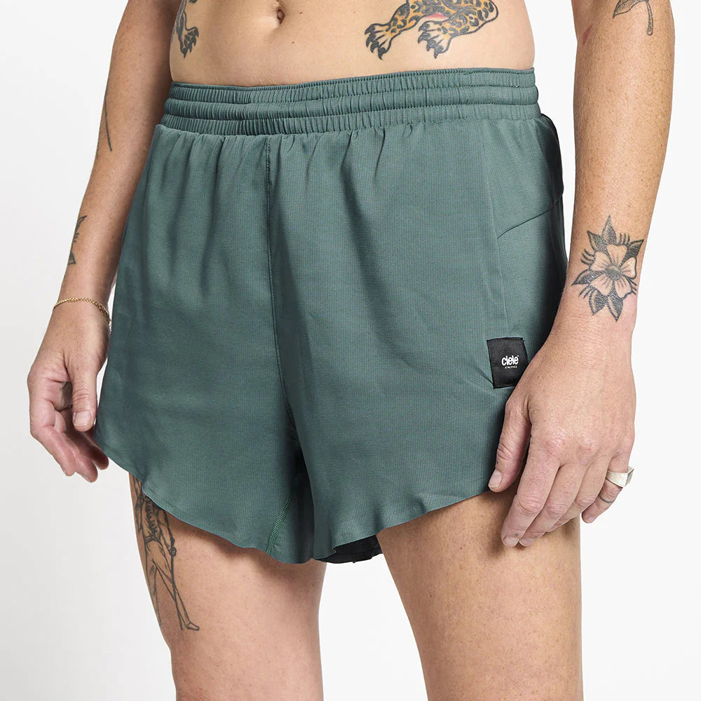 Ciele Athletics - W ATShort 4" Brief - Silver Pine  - Short running femmes