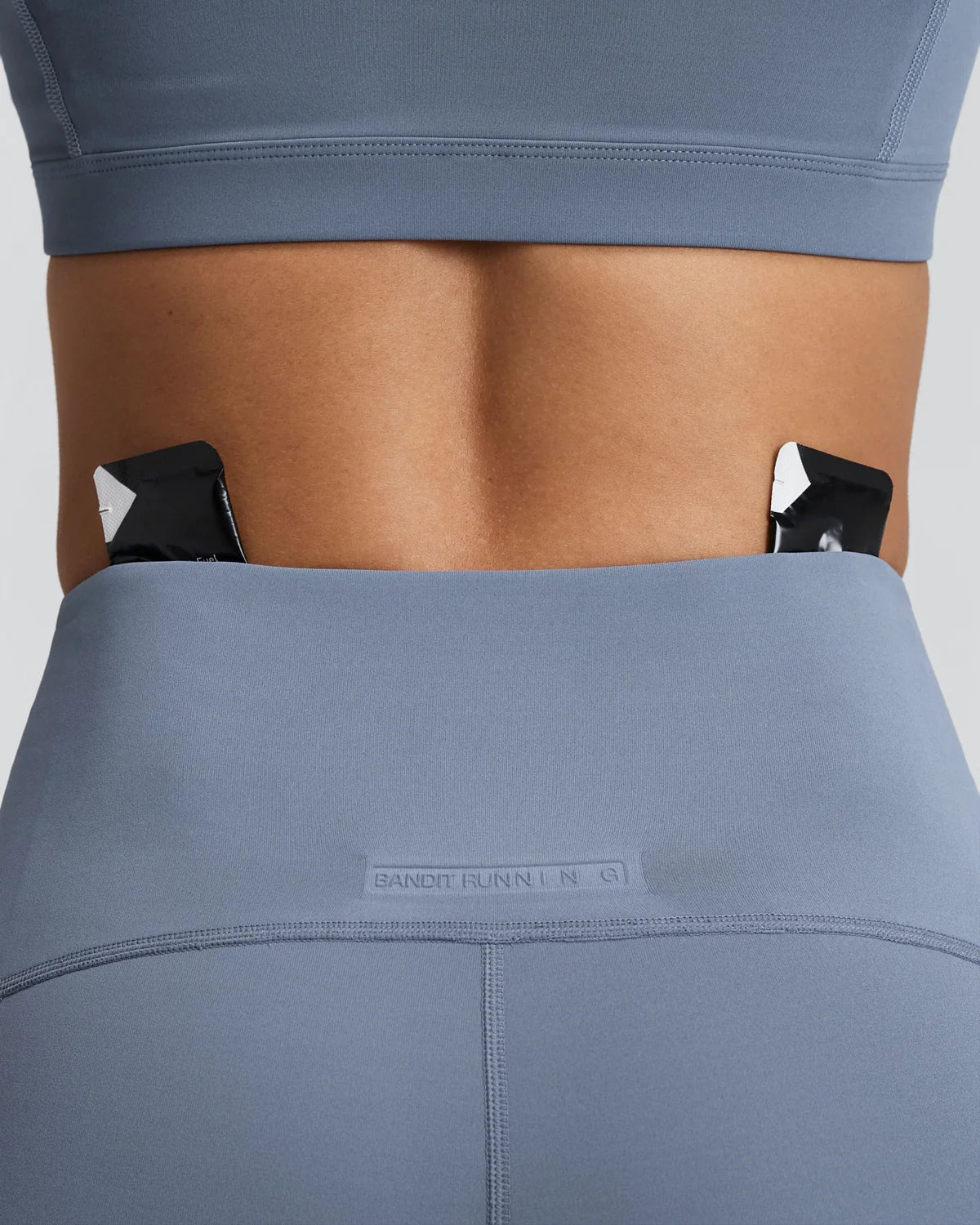 Bandit - Women's Vanisher™ 5" High Waist Compression Shorts - steel horizon - Cuissard Running femmes