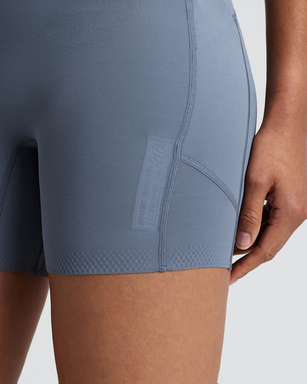 Bandit - Women's Vanisher™ 5" High Waist Compression Shorts - steel horizon - Cuissard Running femmes
