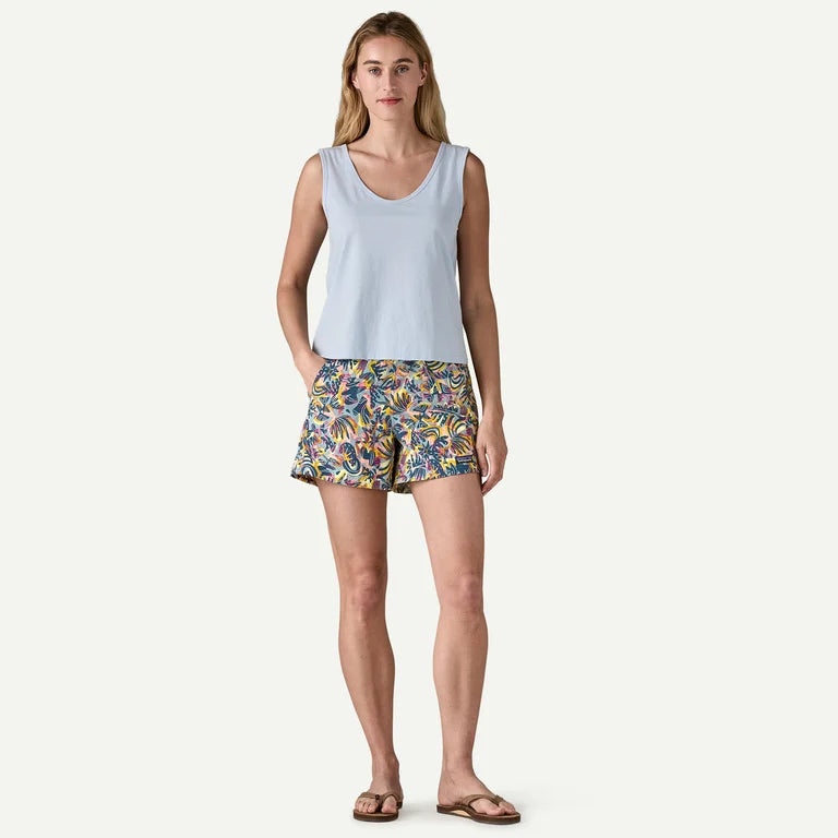 Patagonia - Women's Baggies™ Shorts - 5" - Wild Botanist / Tidal Teal - short/maillot de bain femmes