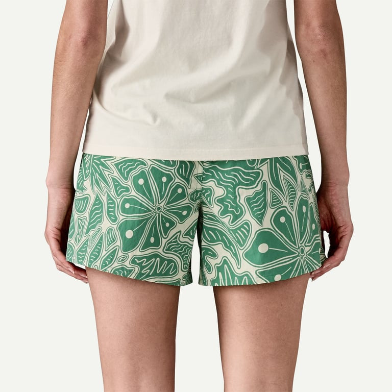 Patagonia - Women's Baggies™ Shorts - 5" - Bees and Flowers / Heartleaf Green - short/maillot de bain femmes