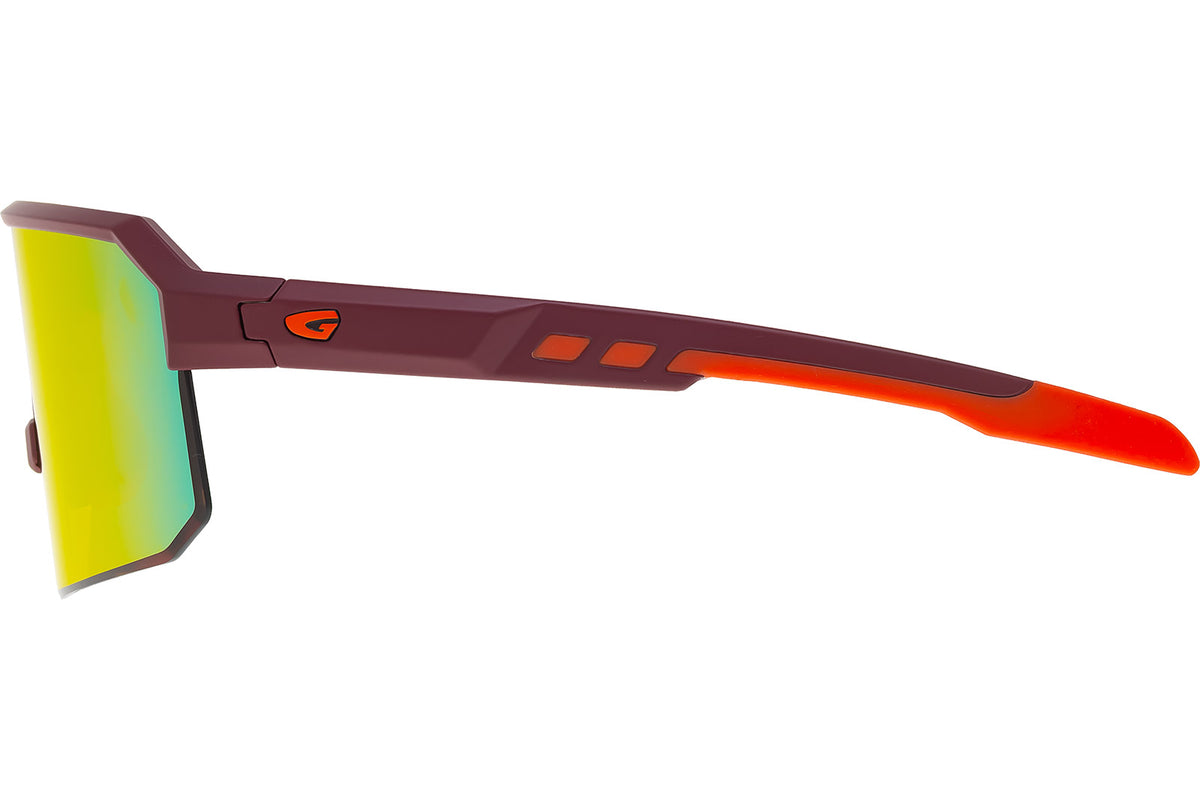 Gog - Nanna - Matt burgundy / orange reflex black-red (cat.3) - lunettes Running unisexe