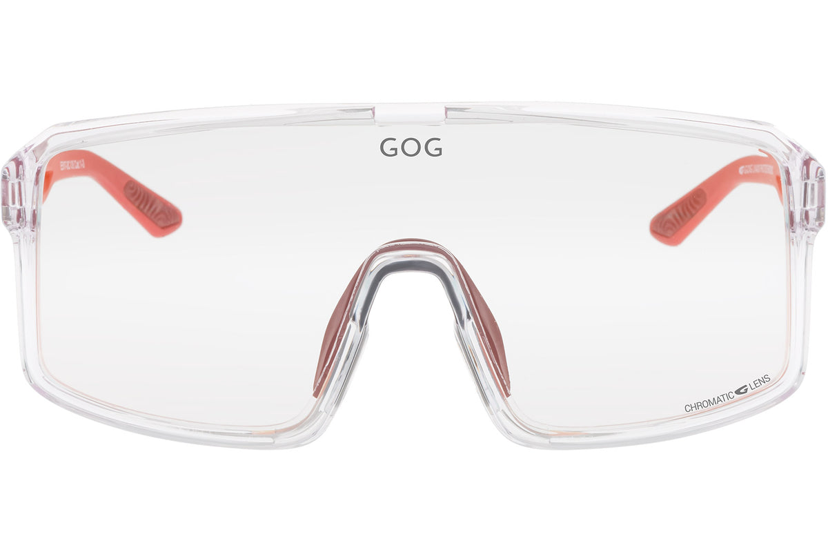 Gog - Ragnarock - cristal clear / matt metallic red / reflex red (cat.1 à 3) - lunettes Running unisexe