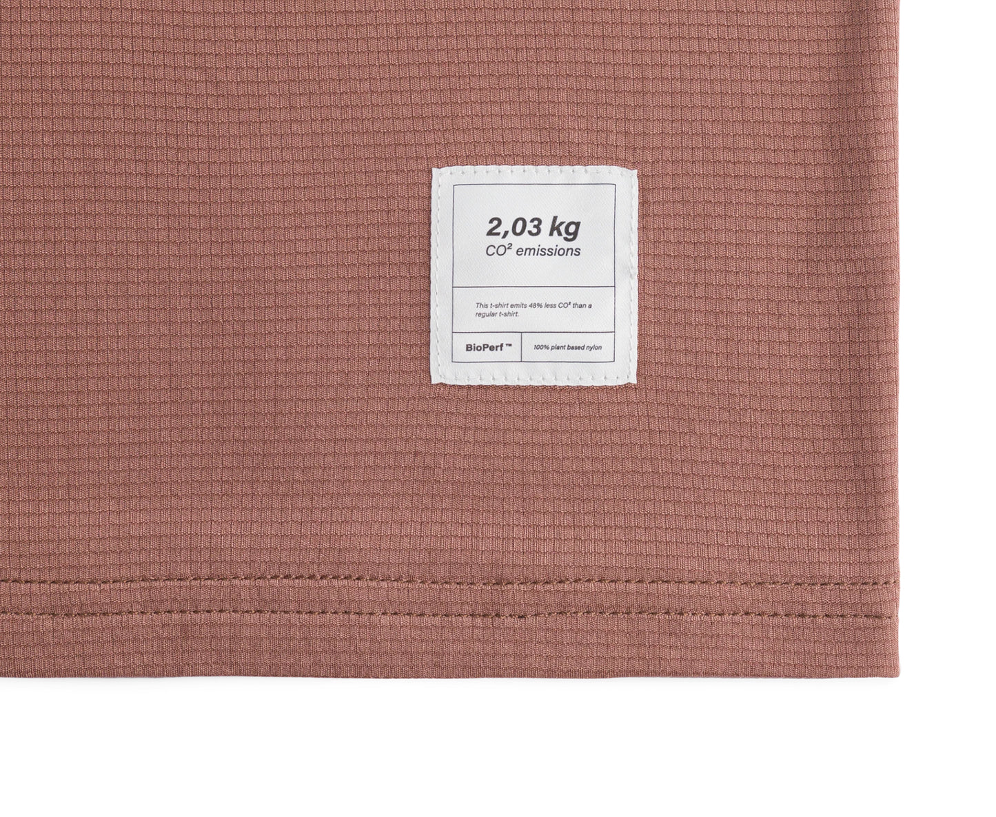 Act Running - BioPerf Tee - terracotta - teeshirt running hommes