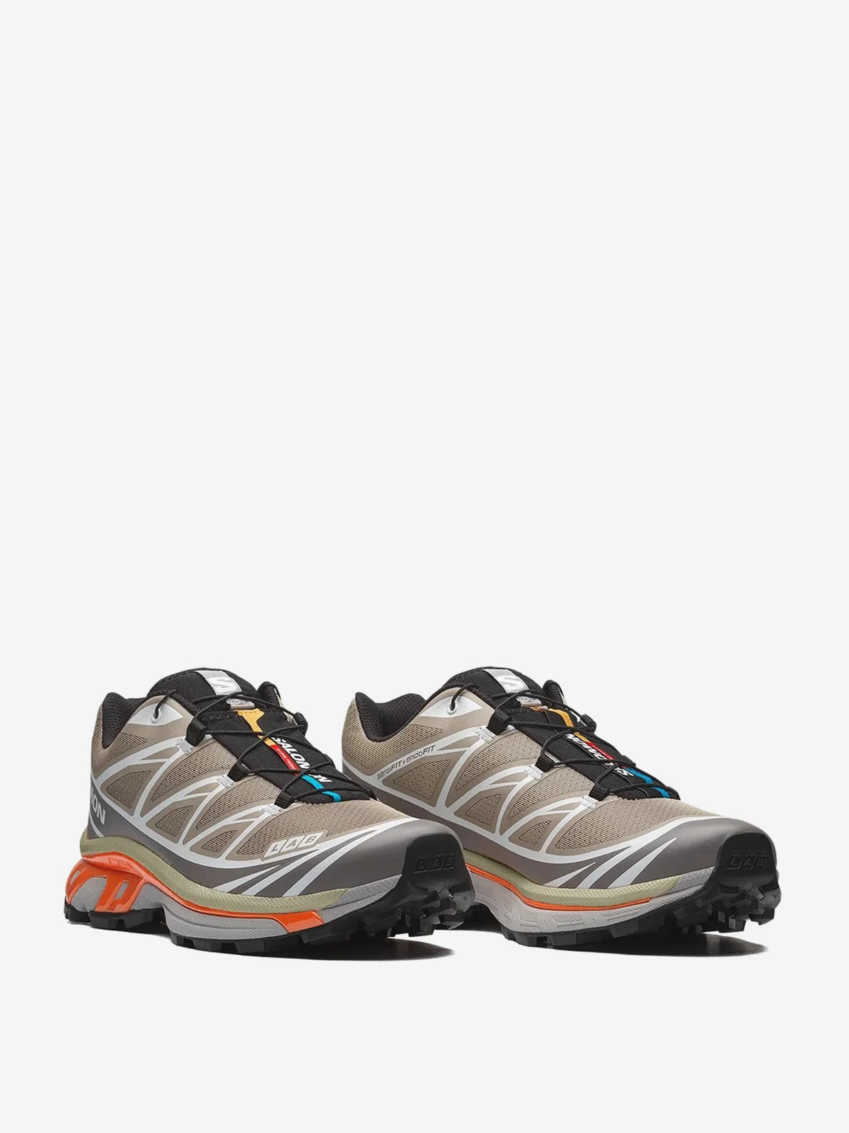 Salomon - XT-6 - Silver Sage / Cloudburst / Dragon fire - chaussures unisexe