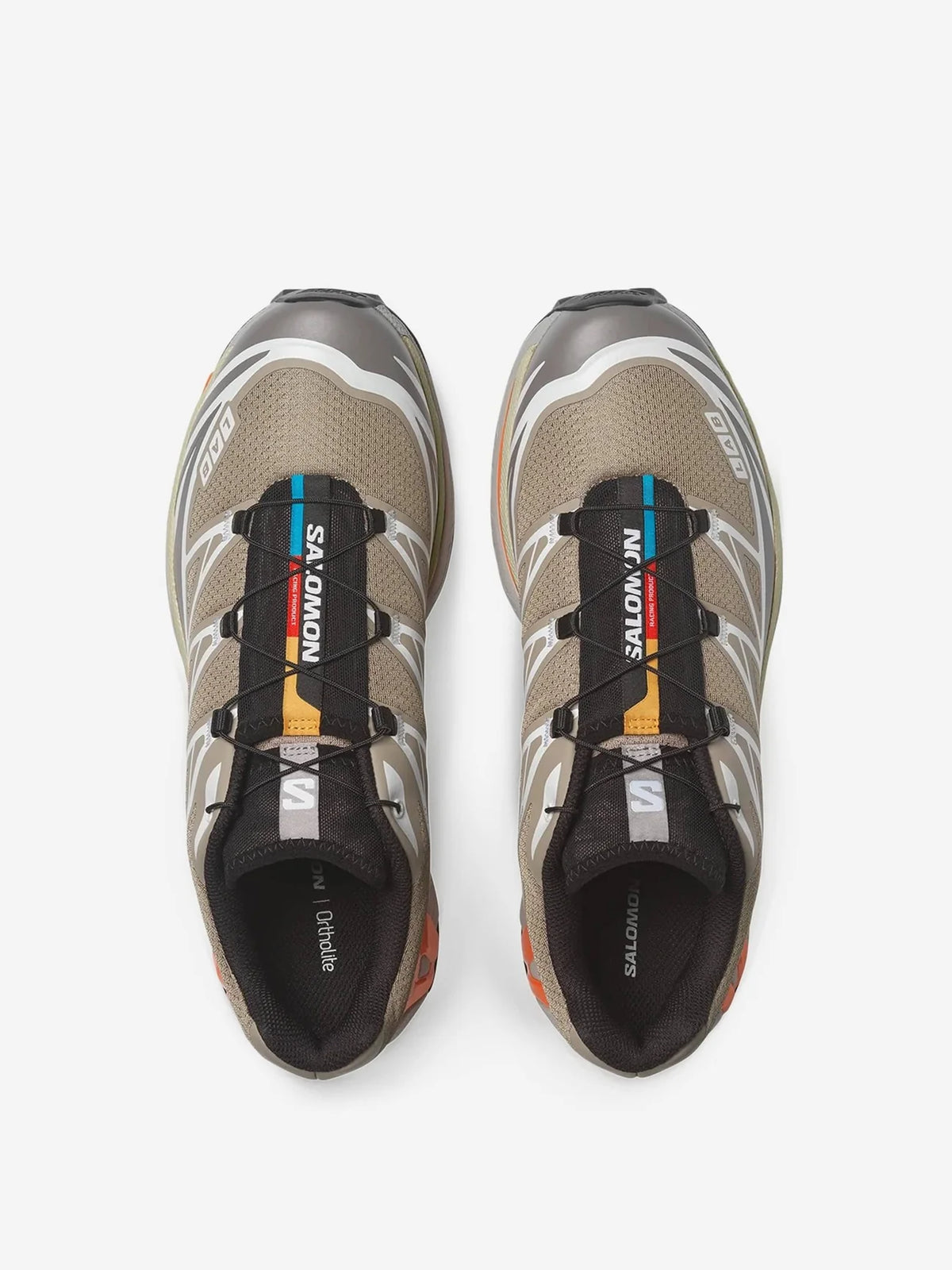 Salomon - XT-6 - Silver Sage / Cloudburst / Dragon fire - chaussures unisexe