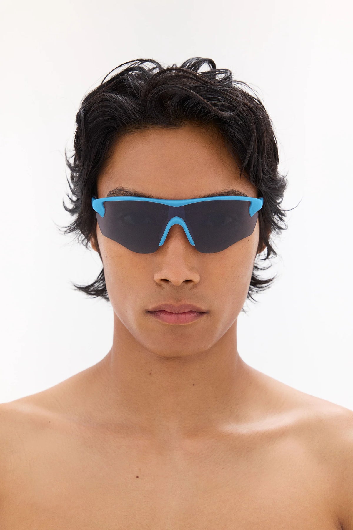 District Vision - Junya Racer - Thistle / D+ Blue Ice - lunettes Running unisexe
