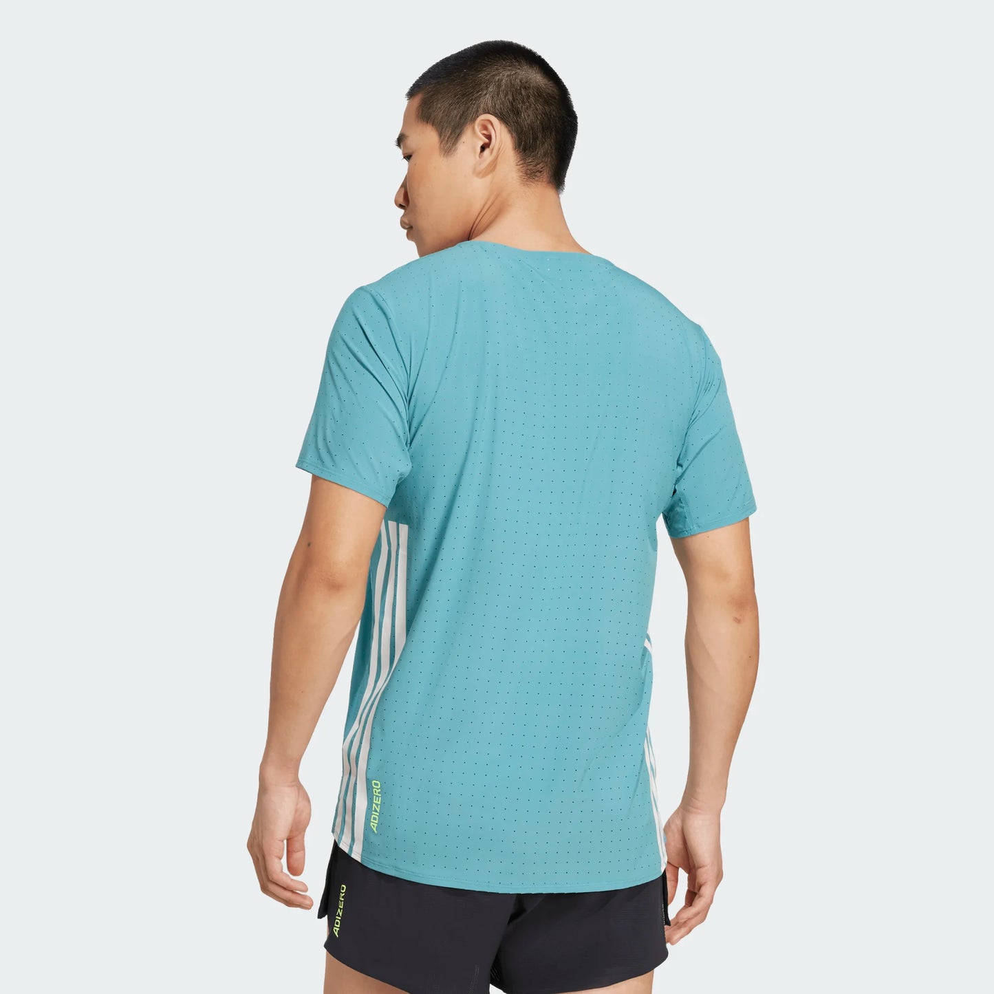 Adidas - Adizero Tee - powder teal - Teeshirt running hommes