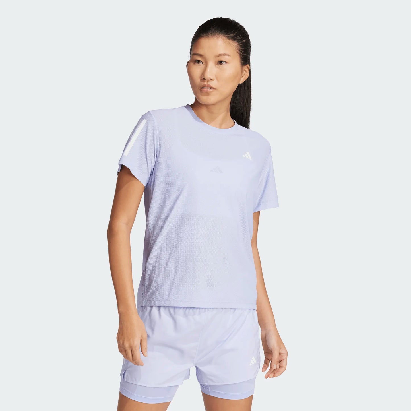 Adidas - W Own The Run Tee - vioton - teeshirt running femmes