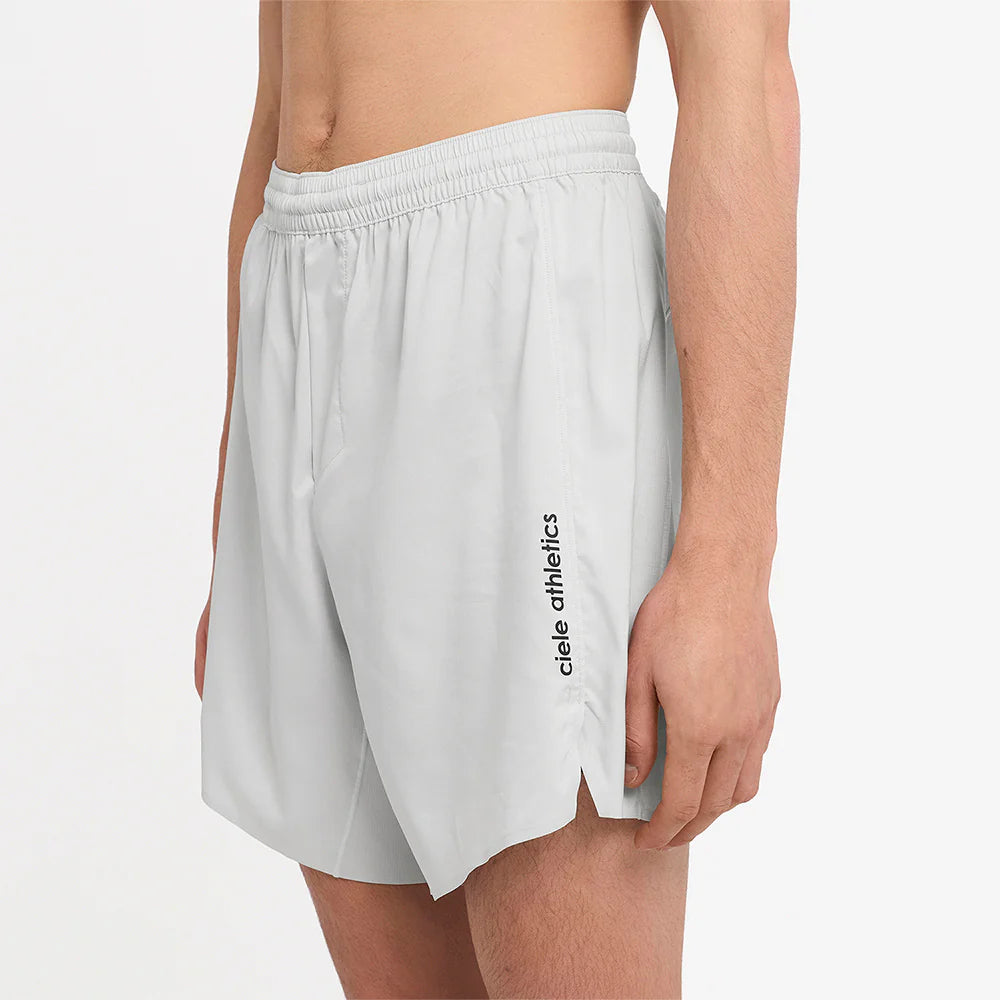 Ciele Athletics - M TRNShort 7" Linerless - Light grey - Short running hommes