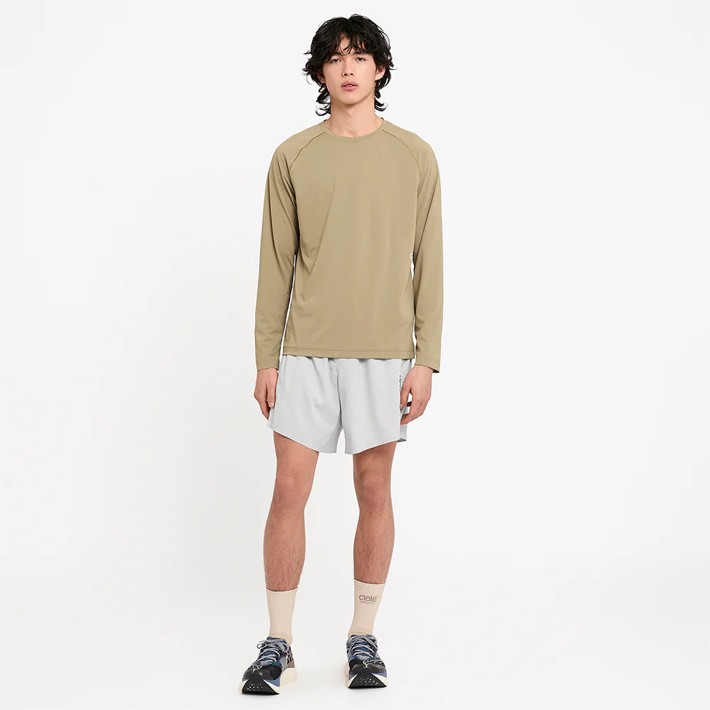 Ciele Athletics - M TRNShort 7" Linerless - Light grey - Short running hommes