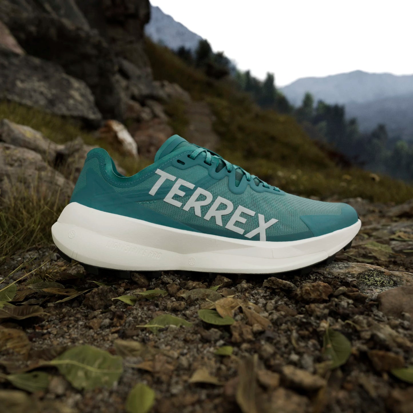 Adidas - Terrex Agravic Speed - Pure Teal / Grey One / Core Black - Chaussures trail running hommes