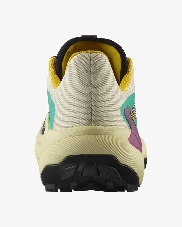 Salomon - Genesis - Transparent Yellow / Black / Willowherb - Chaussures trail running hommes