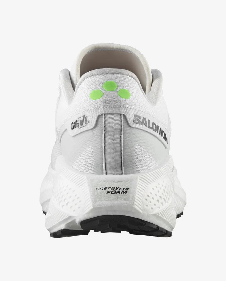 Salomon - Aero Glide 3 GRVL - white / ftw silver / green gecko - Chaussures running hommes