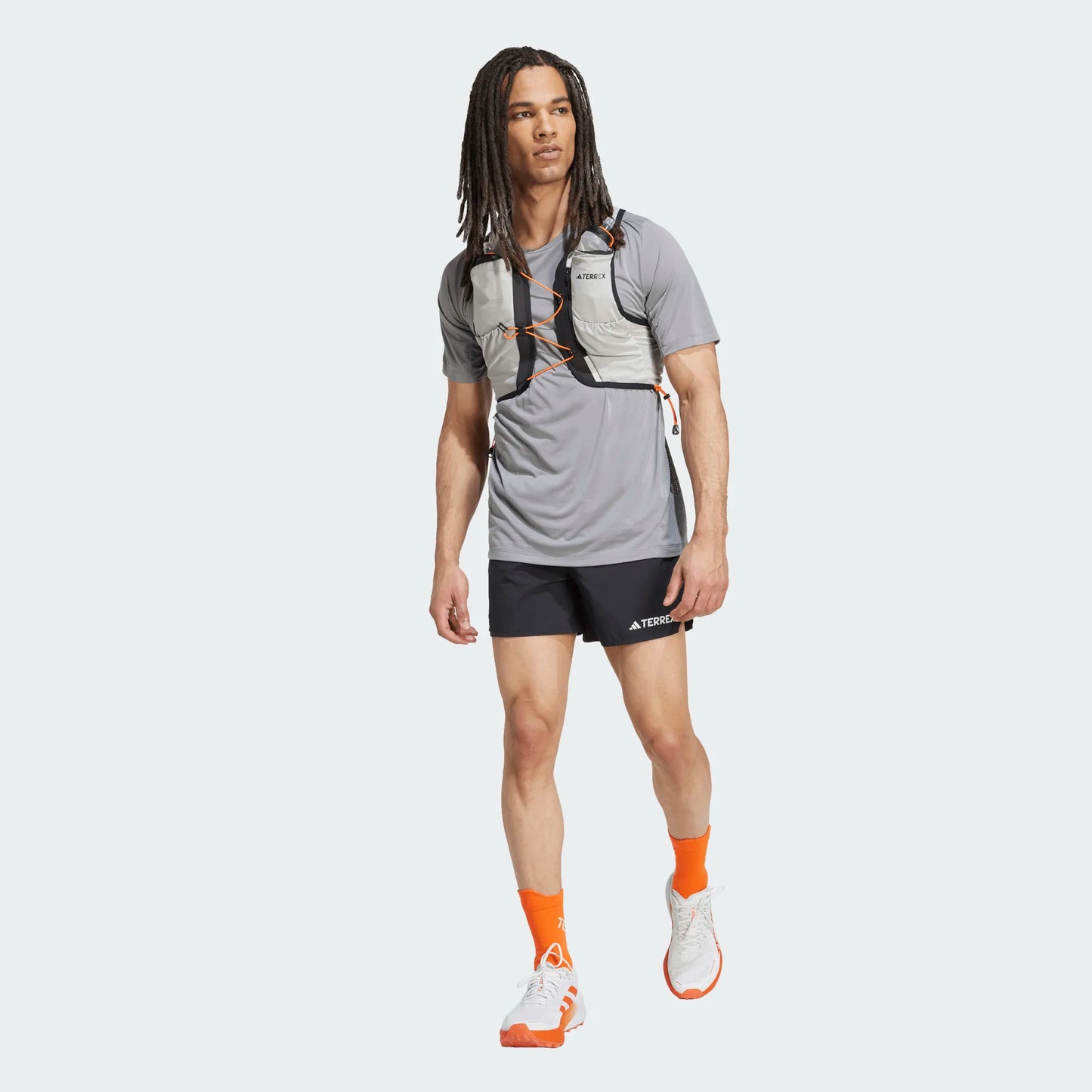 Adidas - Xperior Tee - grey - teeshirt running hommes