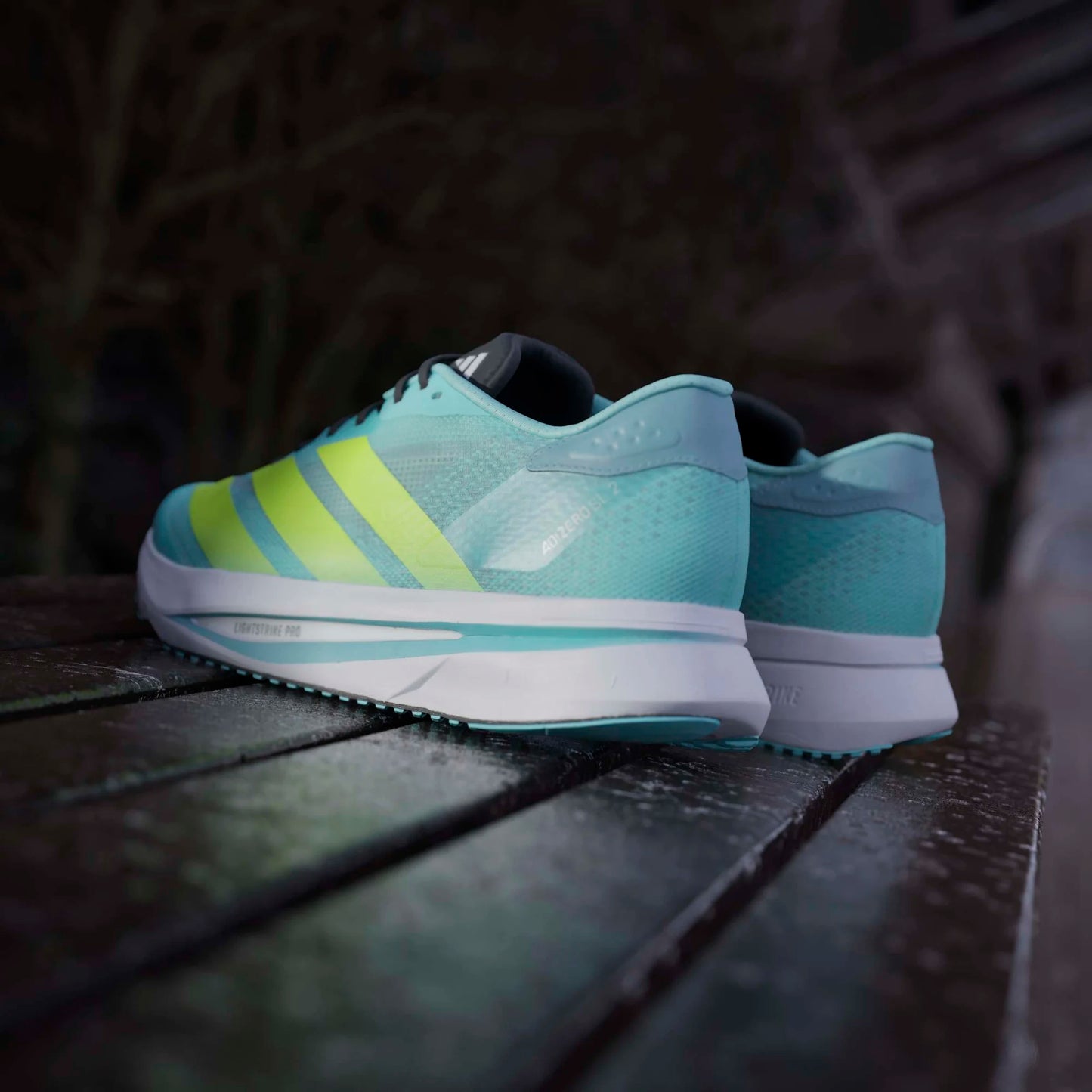Adidas - Adizero SL2 - flash aqua / lucid lemon - Chaussures de running hommes