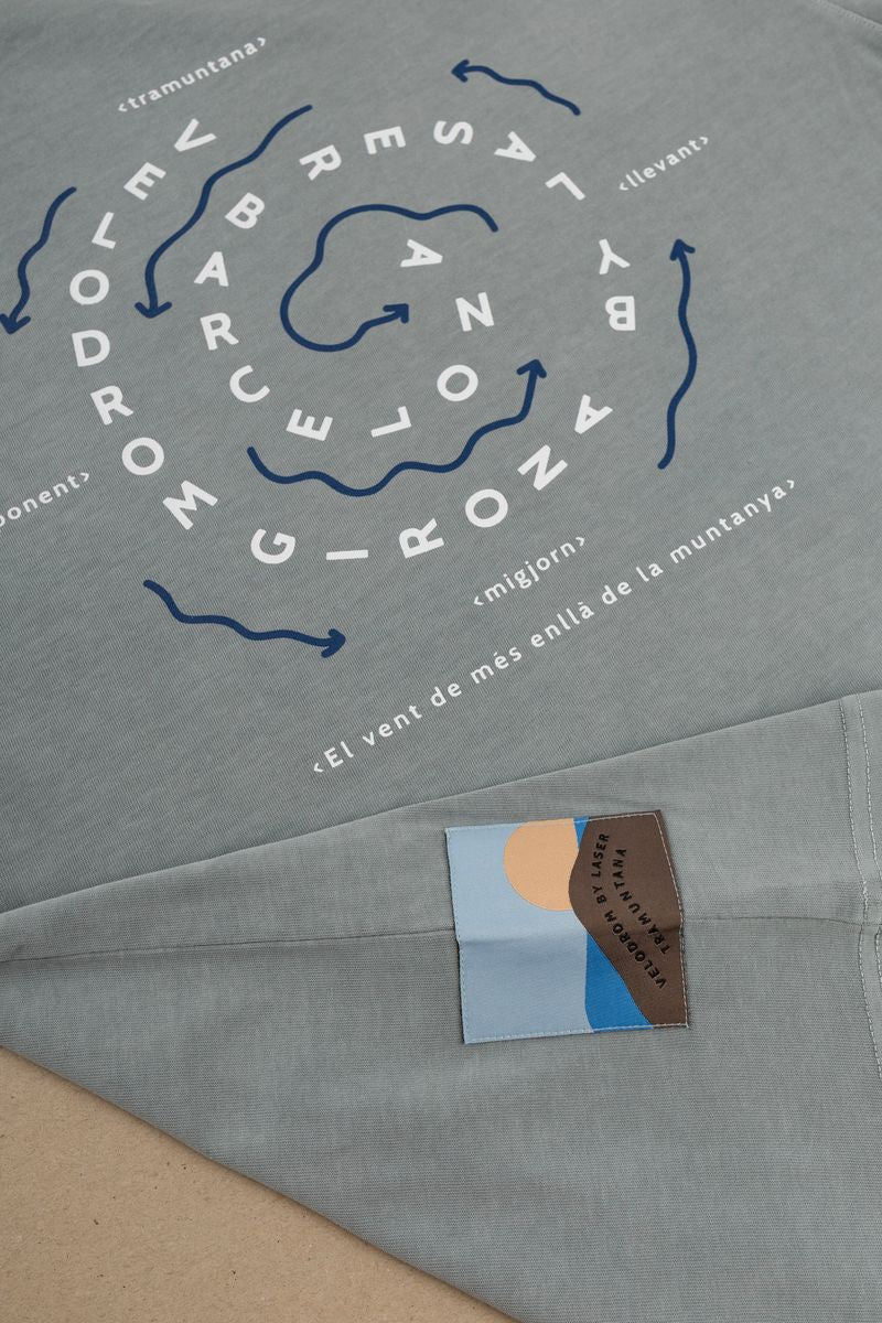 Laser X Velodrom - Tramuntana Tee - storm - Teeshirt hommes