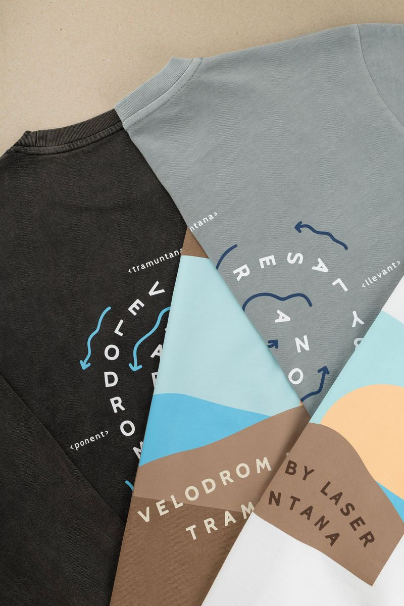 Laser X Velodrom - Tramuntana Tee - storm - Teeshirt hommes