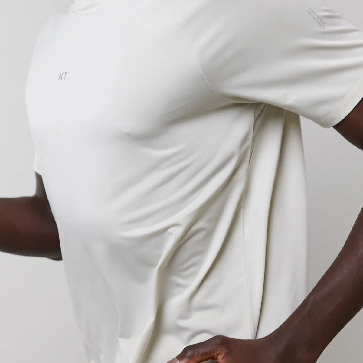 Act Running - ShellLight™️ Running T-Shirt - blanc - teeshirt running hommes