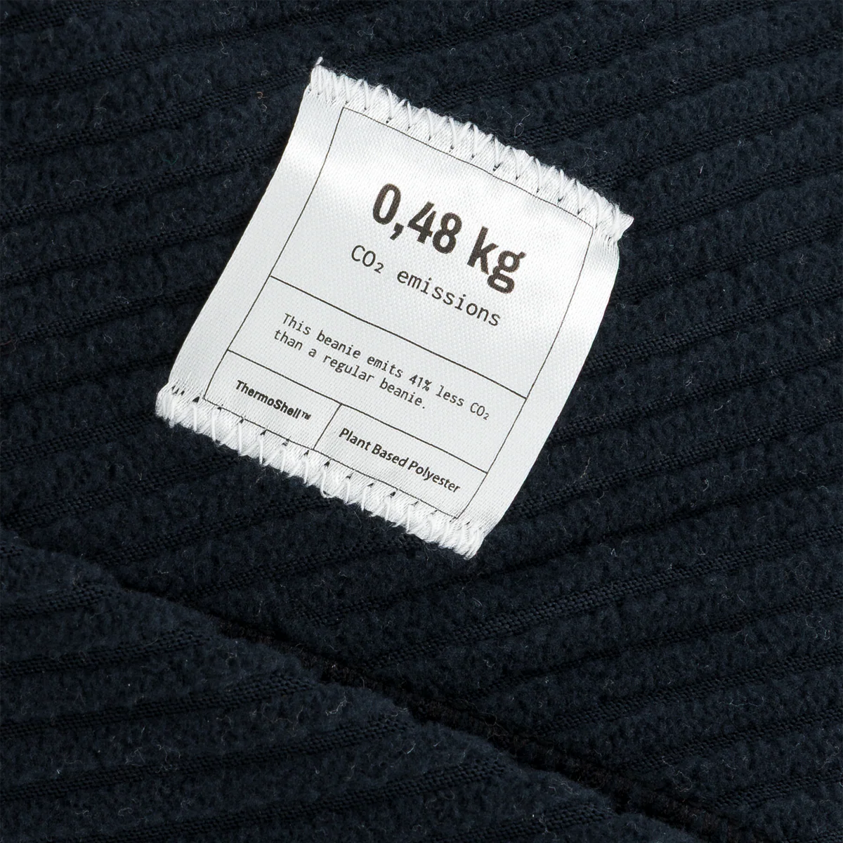 Act Running - ThermoShell Beanie - black - Bonnet à revers de running unisexe